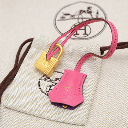 バーキン30 パーソナル シェーブル ローズティリアン/パルム マットゴールド金具 ハンドバッグ