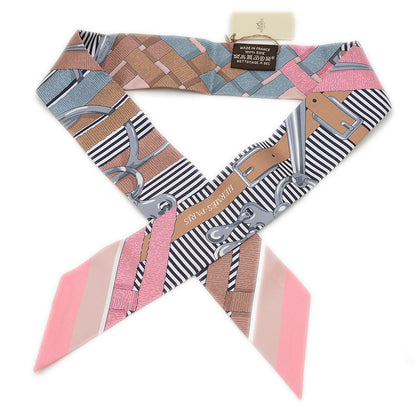 ツイリー スカーフ 馬銜 シュミーズ ヴィユーローズ/グリ/キャメル スカーフ