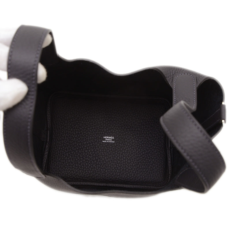 ピコタンロック PM 18 トリヨン キャバン シルバー金具 K刻印 ハンドバッグ