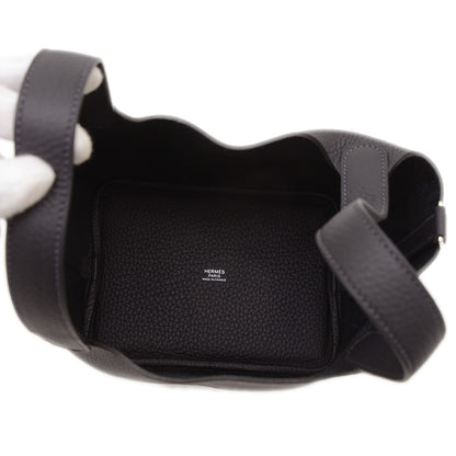 ピコタンロック PM 18 トリヨン キャバン シルバー金具 K刻印 ハンドバッグ