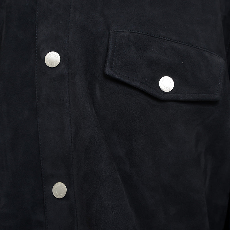 ブルゾン スエード マリーン メンズ XXL H567190HA01 ノーカラージャケット