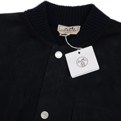 ブルゾン スエード マリーン メンズ XXL H567190HA01 ノーカラージャケット