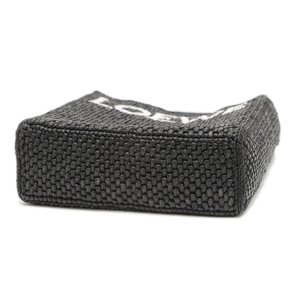 スタンダード A5 2WAY ショルダーバッグ ラフィア/レザー ブラック A563S30X09 ショルダーバッグ