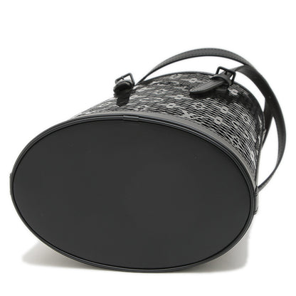 モノグラムレース バケットPM ハンドバッグ ブラック/レッド パテント/レザー M20352 トートバッグ