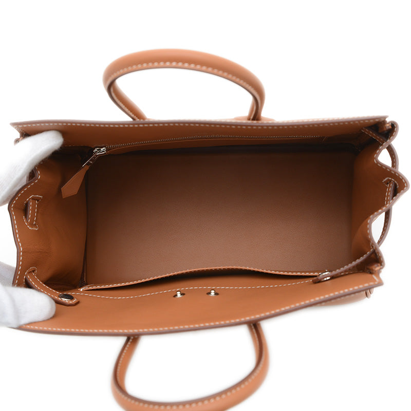 バーキン25 シャドウ スイフト ゴールド Z刻印 ハンドバッグ