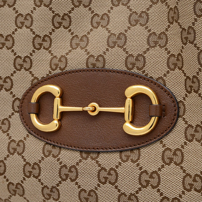 GGキャンバス ホースビット 1955 トートバッグ ベージュ/ブラウン 623694 トートバッグ