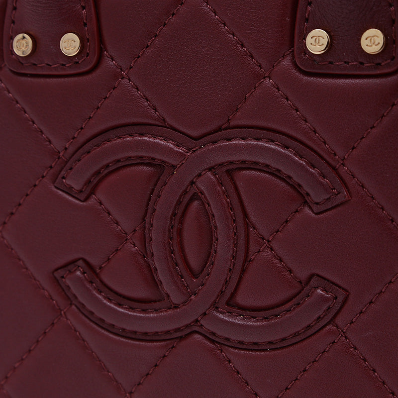 マトラッセ バニティケース 2WAYチェーンショルダー ボルドー AS3345 ショルダーバッグ