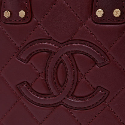 マトラッセ バニティケース 2WAYチェーンショルダー ボルドー AS3345 ショルダーバッグ