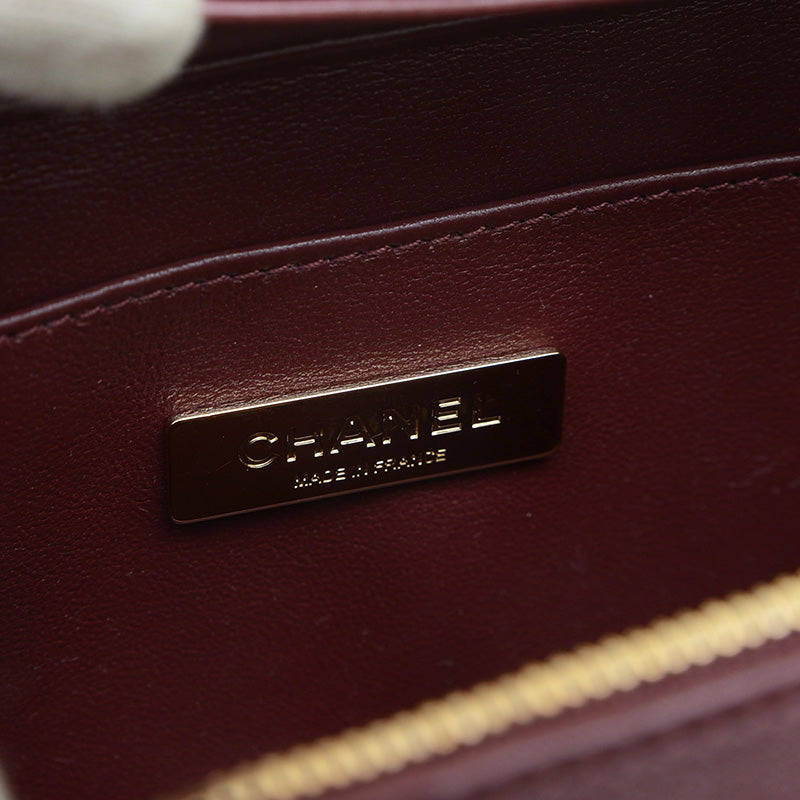 マトラッセ バニティケース 2WAYチェーンショルダー ボルドー AS3345 ショルダーバッグ