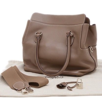 ツールボックス26 スイフト エヴァーカラー シルバー金具 O刻印 ハンドバッグ