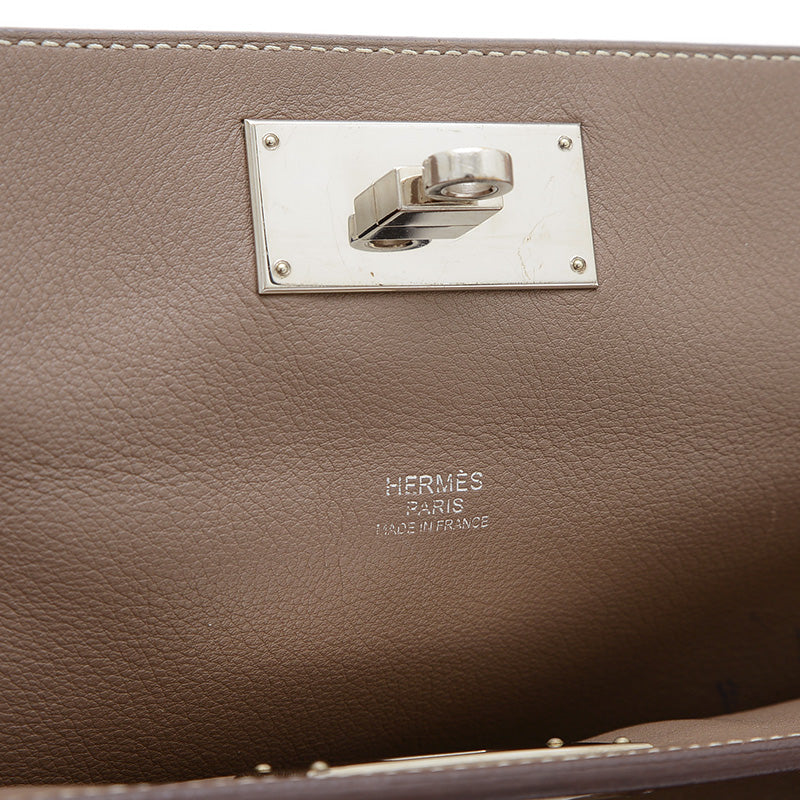 ツールボックス26 スイフト エヴァーカラー シルバー金具 O刻印 ハンドバッグ