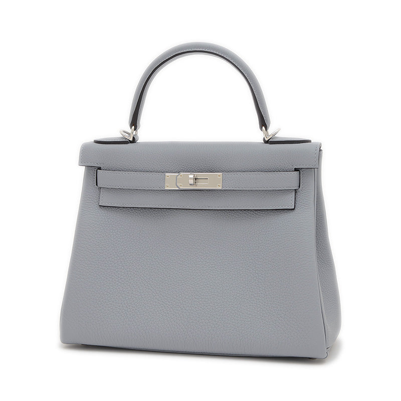 ケリー28 内縫い トゴ グリパンタン シルバー金具 K刻印 ハンドバッグ