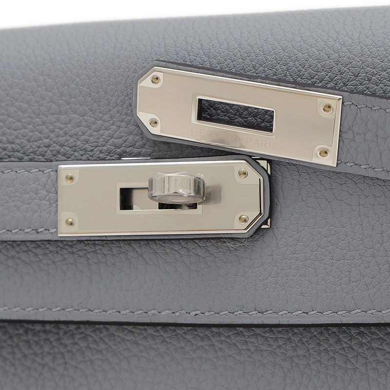 ケリー28 内縫い トゴ グリパンタン シルバー金具 K刻印 ハンドバッグ