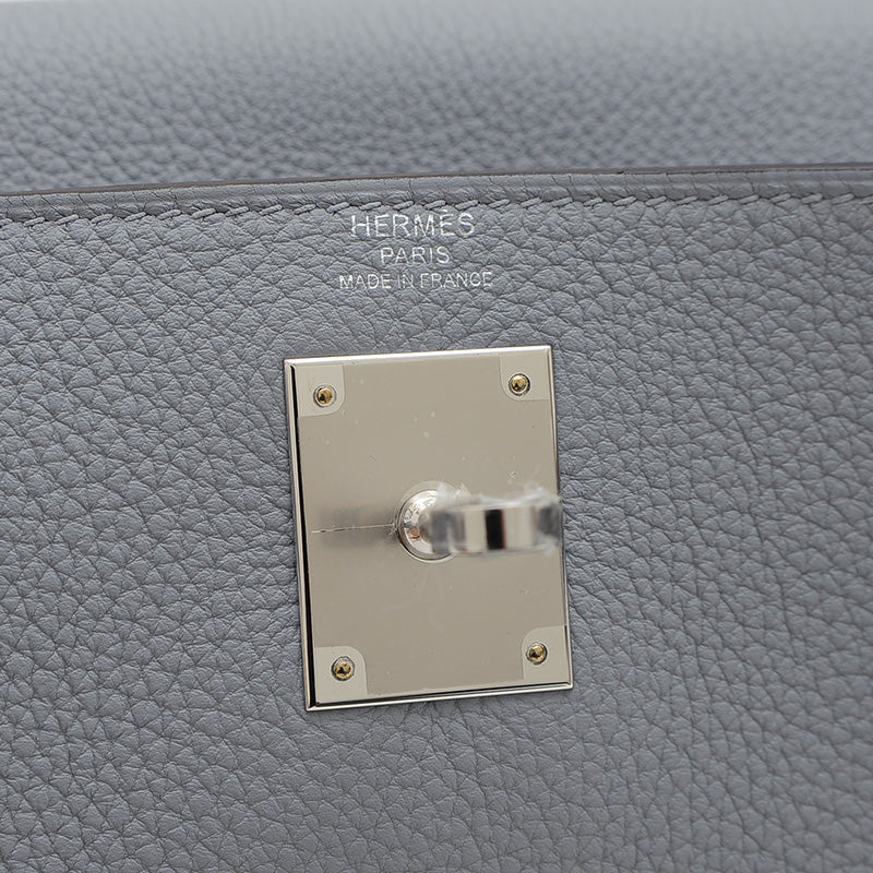 ケリー28 内縫い トゴ グリパンタン シルバー金具 K刻印 ハンドバッグ