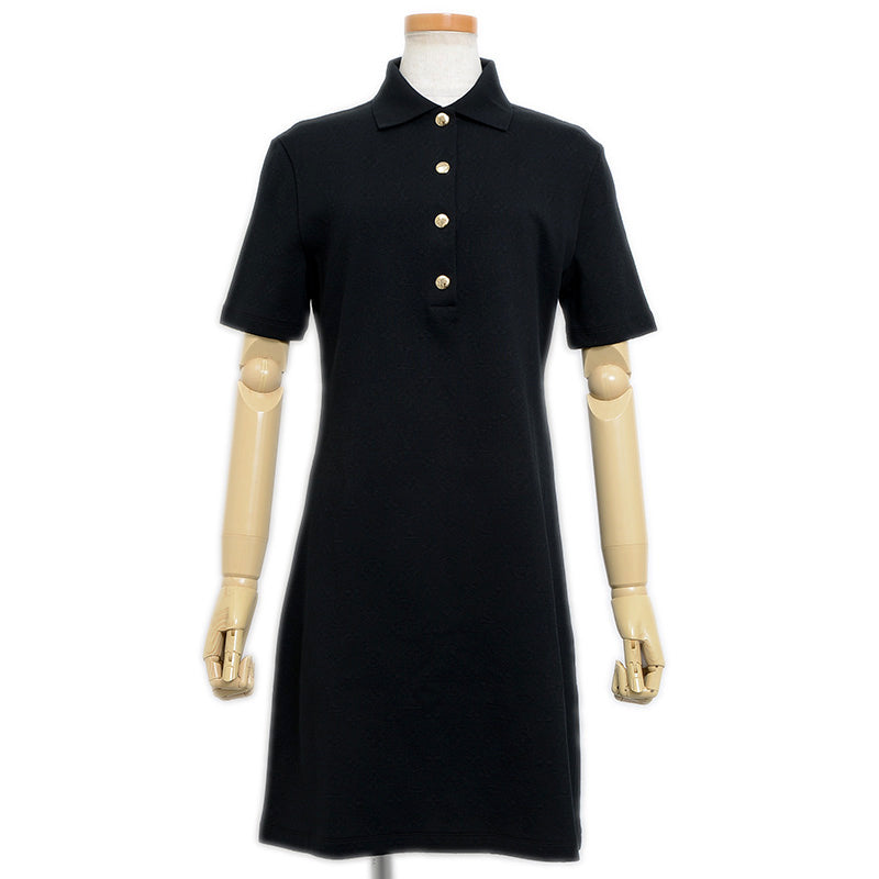 半袖ワンピース コットン ブラック レディース Mサイズ ワンピース