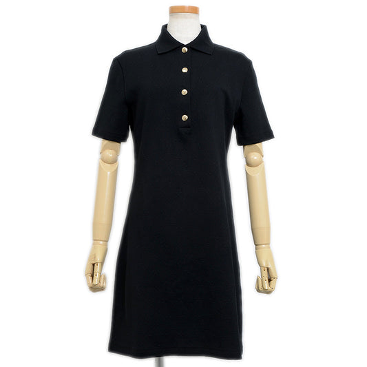 半袖ワンピース コットン ブラック レディース Mサイズ ワンピース