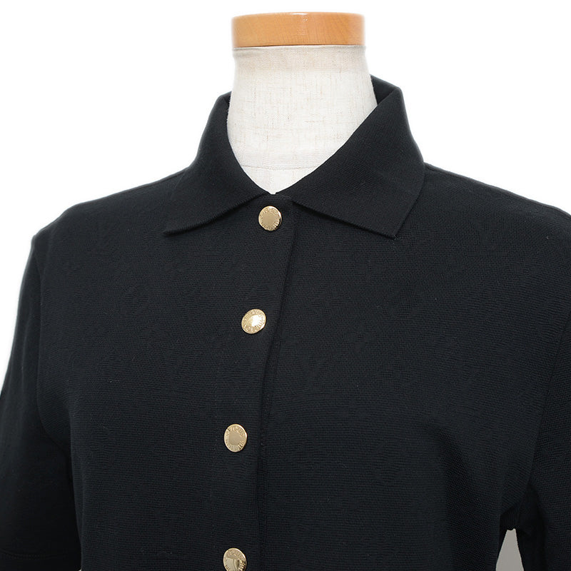 半袖ワンピース コットン ブラック レディース Mサイズ ワンピース