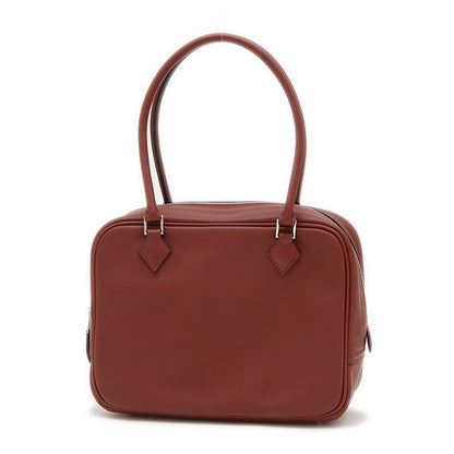 ミニ プリュム スイフト ルージュアッシュ シルバー金具 W刻印 ハンドバッグ