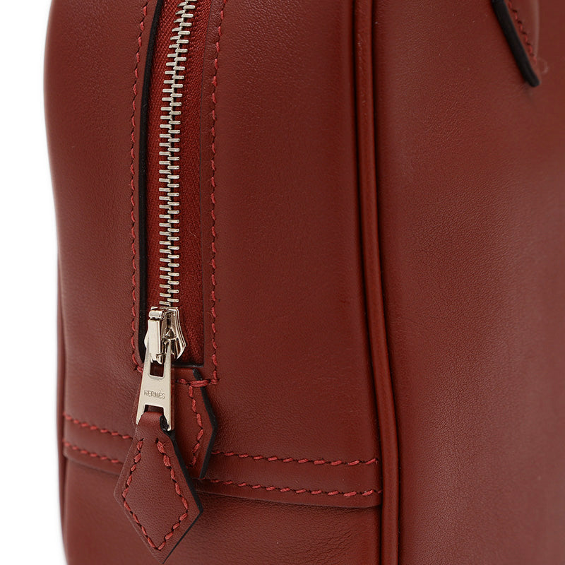 ミニ プリュム スイフト ルージュアッシュ シルバー金具 W刻印 ハンドバッグ