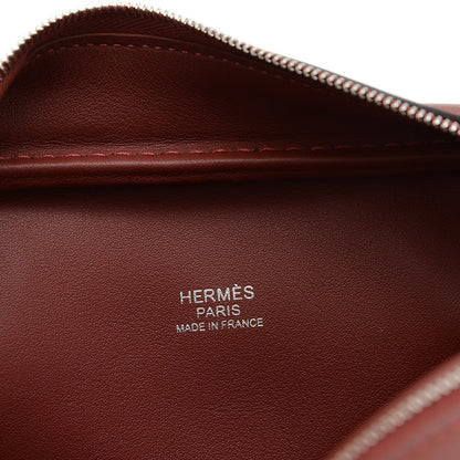 ミニ プリュム スイフト ルージュアッシュ シルバー金具 W刻印 ハンドバッグ