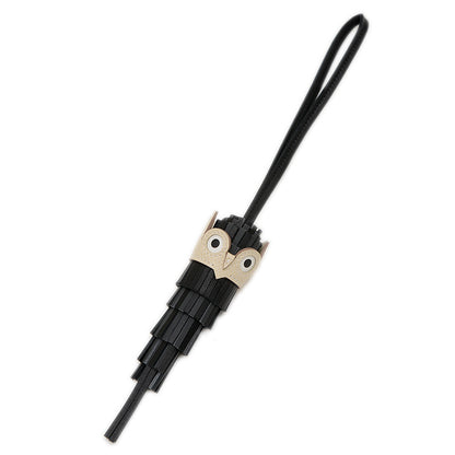 シュエット バッグチャーム ブラック/グリミスティ/クレ バッグチャーム