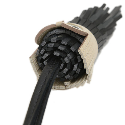 シュエット バッグチャーム ブラック/グリミスティ/クレ バッグチャーム