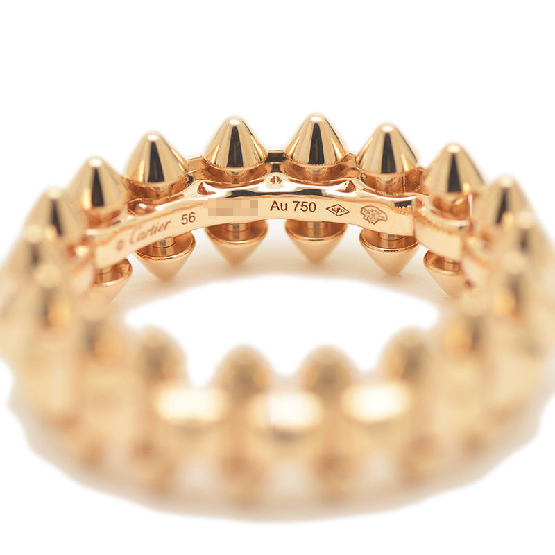 クラッシュ ドゥ カルティエ リング MM K18PG ＃56 B42299 リング・指輪