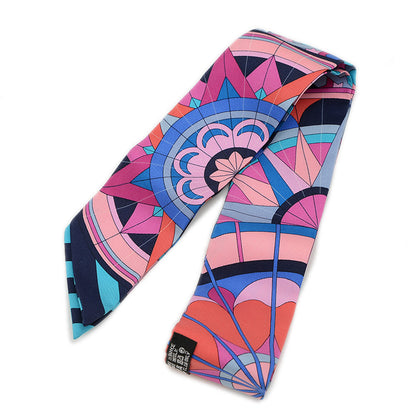 ツイリー　羅針盤のバラ マルチカラー シルク100％ スカーフ