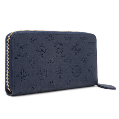 マヒナ ジッピーウォレット ラウンドファスナー 長財布 ネイビー M14569 長財布