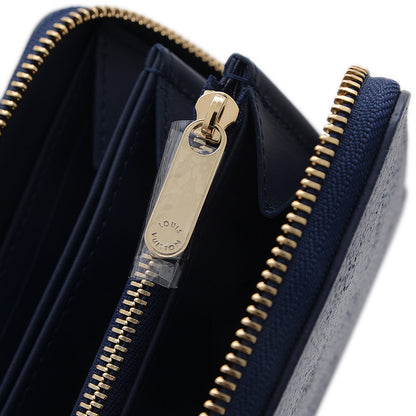 マヒナ ジッピーウォレット ラウンドファスナー 長財布 ネイビー M14569 長財布