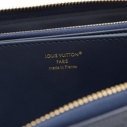 マヒナ ジッピーウォレット ラウンドファスナー 長財布 ネイビー M14569 長財布