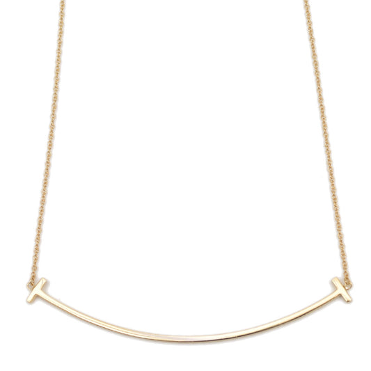 Tスマイル ネックレス ラージ K18YG ネックレス