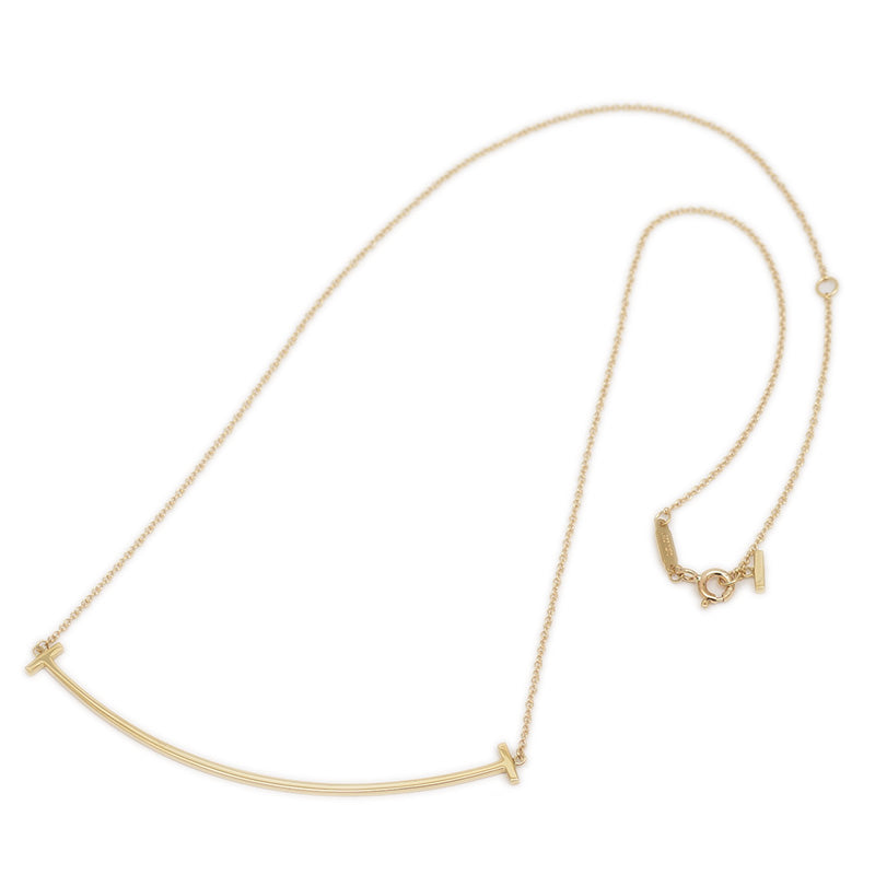 Tスマイル ネックレス ラージ K18YG ネックレス