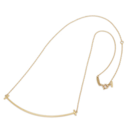 Tスマイル ネックレス ラージ K18YG ネックレス