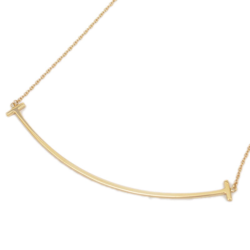 Tスマイル ネックレス ラージ K18YG ネックレス