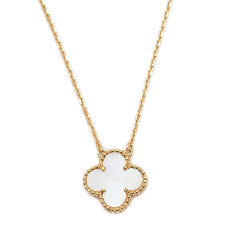 ヴィンテージアルハンブラ ネックレス K18YG/マザーオブパール VCARA4590 ネックレス