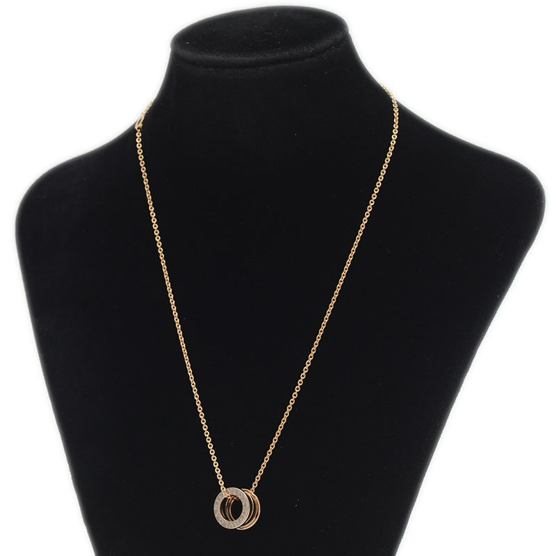 Bzero1 ビーゼロワン パーフェクトミステイク ネックレス K18PG/WG 354903 ネックレス