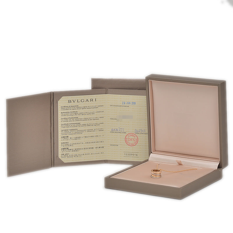 Bzero1 ビーゼロワン パーフェクトミステイク ネックレス K18PG/WG 354903 ネックレス