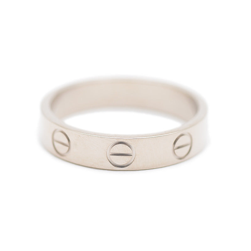 ミニ ラブリング K18WG #48 CRB40851 リング・指輪