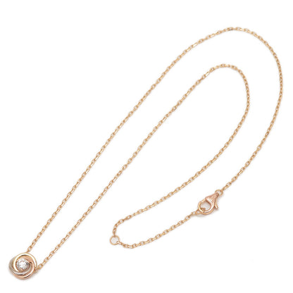 トリニティ ネックレス 1Pダイヤ K18PG/YG/WG B72249 ネックレス