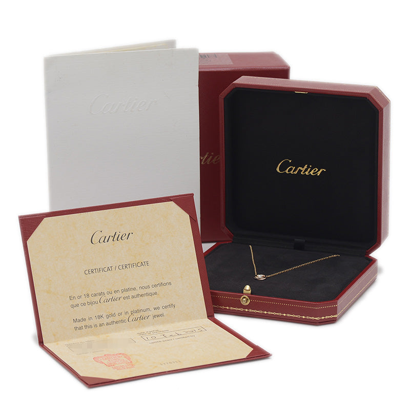 トリニティ ネックレス 1Pダイヤ K18PG/YG/WG B72249 ネックレス