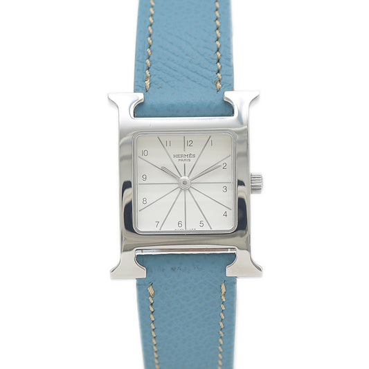 Hウォッチ ミニ レディース シルバー文字盤 HH1.210 社外ベルト 腕時計