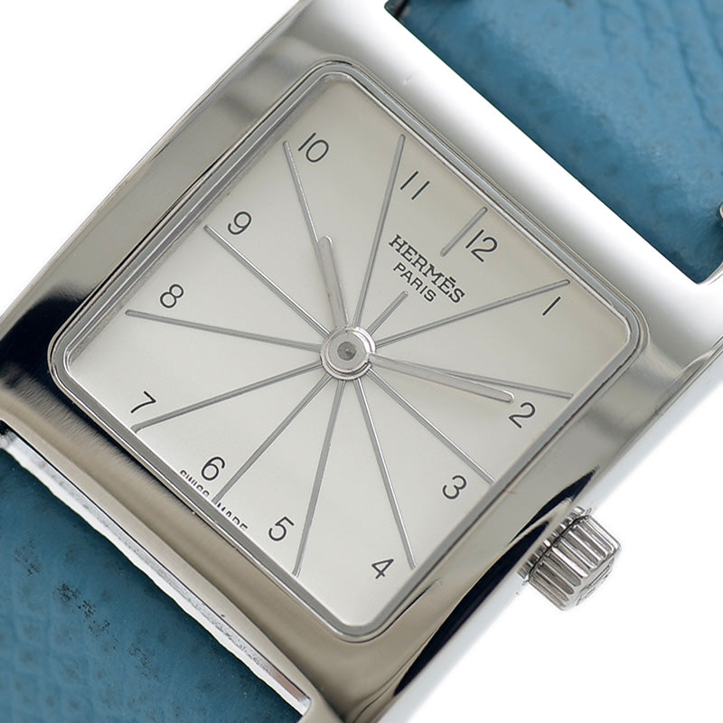 Hウォッチ ミニ レディース シルバー文字盤 HH1.210 社外ベルト 腕時計