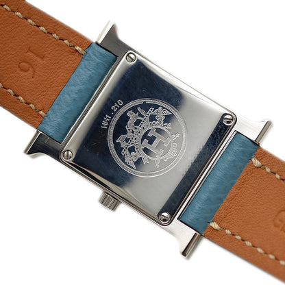 Hウォッチ ミニ レディース シルバー文字盤 HH1.210 社外ベルト 腕時計