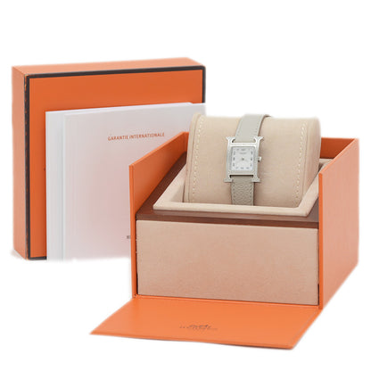 Hウォッチ ミニ レディース シェル文字盤 SS/ダイヤ クォーツ HH1.235 腕時計