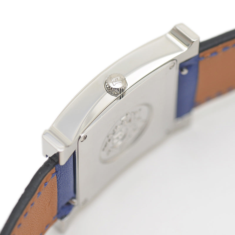 Hウォッチ PM レディース シェル文字盤 SS/ダイヤ/レザー クォーツ HH1.531 腕時計