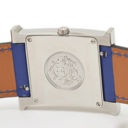 Hウォッチ PM レディース シェル文字盤 SS/ダイヤ/レザー クォーツ HH1.531 腕時計