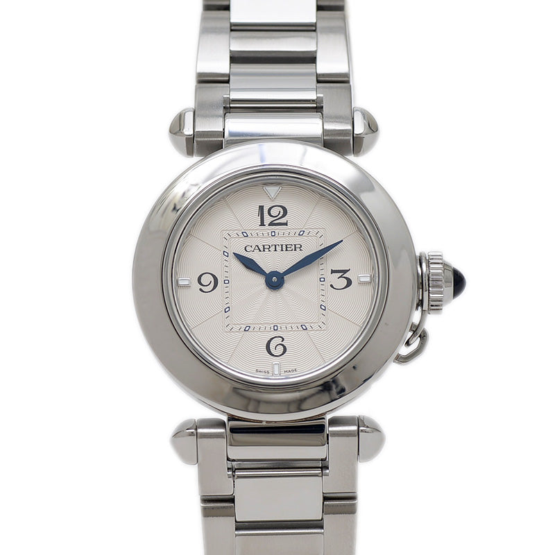 パシャ 30mm レディース シルバー文字盤 SS クォーツ WSPA0021 腕時計