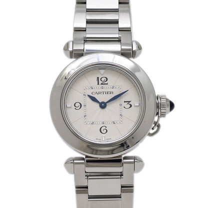 パシャ 30mm レディース シルバー文字盤 SS クォーツ WSPA0021 腕時計