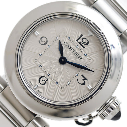 パシャ 30mm レディース シルバー文字盤 SS クォーツ WSPA0021 腕時計